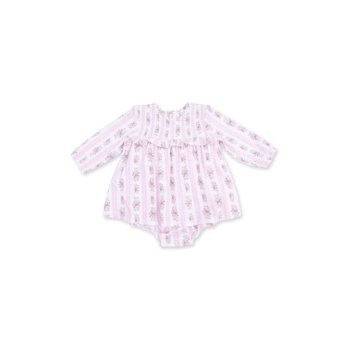 Kids' Bella Rose Stripe Romper