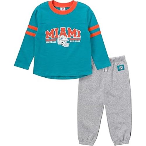 Gerber NFL unisex-baby Nfl Team Shirt and Sweatpants Set