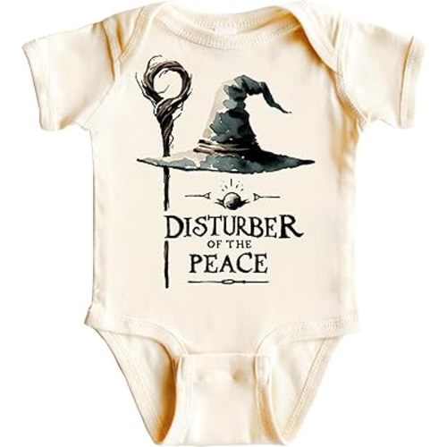 Halfling Disturber of the Peace baby bodysuit, Nerdy Baby Gifts