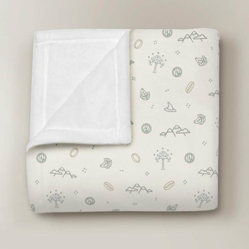 Adventures of the Fellowship, Velveteen Plush Baby Blanket