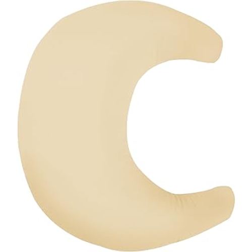 snuggle me Organic Nursing Pillow (New 2025 Design) | Bottle & Breastfeeding Pillow with Organic Cotton Cover & Fiberfill, Machine Washable Feeding Pillow, Newborn Essentials Must Haves (Honey) - v2