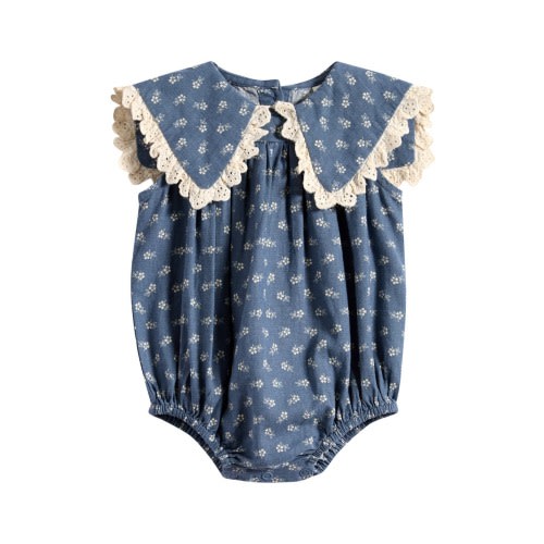 Kids' Porter Ditsy Floral Romper, 3-6M- Only 1 left