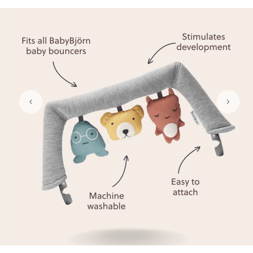 BabyBjörn Toy for Bouncer – Soft friends