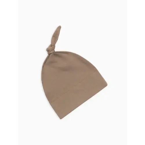 Colored Organics Knotted Hat (NB) - Taupe