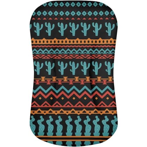 Aztec Cactus Baby Lounger Cover Anti Dust Baby Nest Pillow Covers Protective Covers for Newborn Baby Boys and Girls