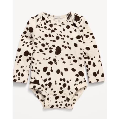 Long-Sleeve Ribbed Bodysuit for Baby