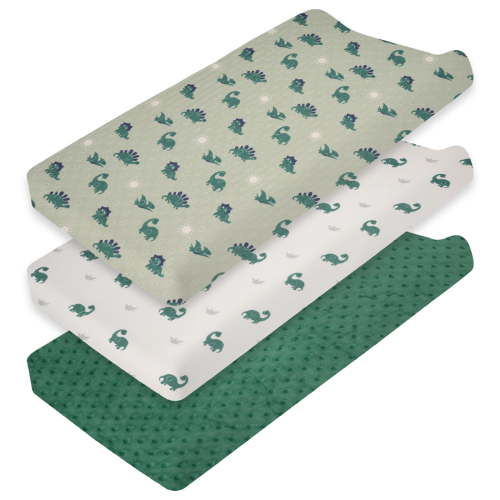 3PCS Baby Changing Pad Cover Kit Comfortable Stable Diaper Changing Table Pad Cover Versatile Baby Pad Sheet for Home Kid Use