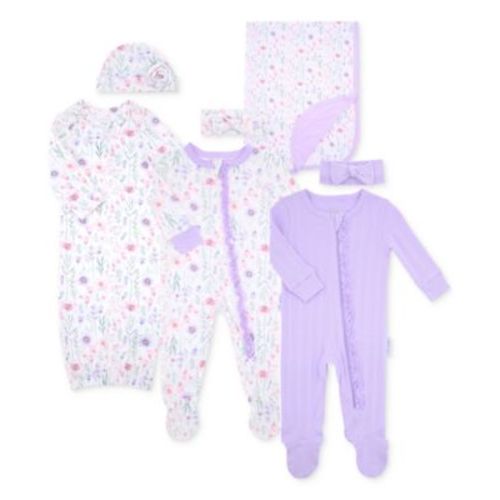 Baby Girls 2-Piece Outfit Sets & Reversible Swaddle Blanket