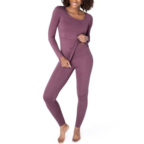 Kindred Bravely Jane Maternity Pajamas & Postpartum Lounge Sets for Women, Long Sleeve Nursing Pajamas