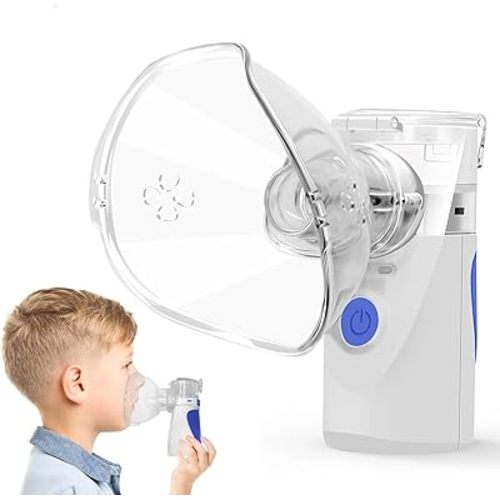 Portable Mesh Nebulizer Machine for Adult and Kids, Handheld Nebulizer for Home and Travel