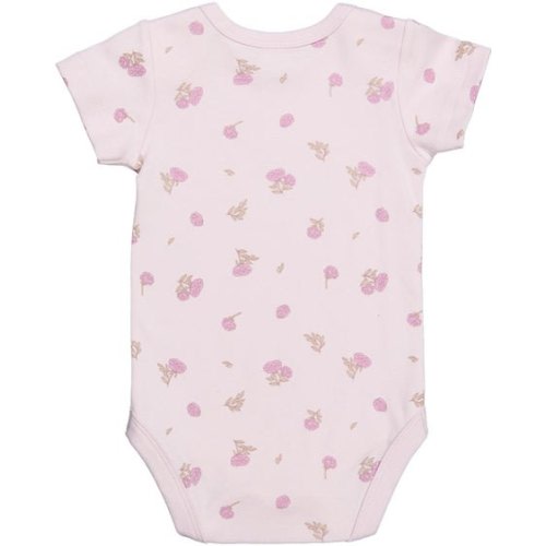 Light Pink Baby Short Sleeve Cotton Interlock Bodysuit | Best&Less™ Online