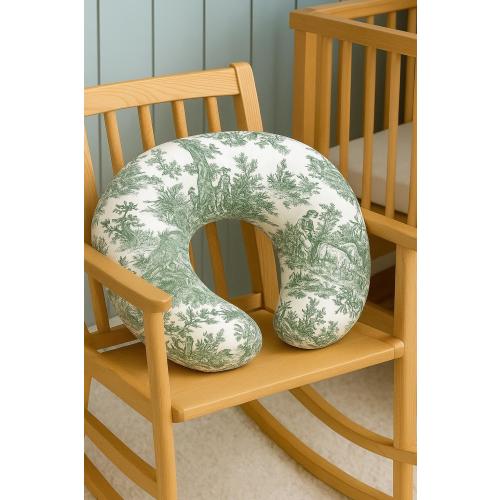Nursing Pillow with “French Peasants” Fabric – 100% Cotton