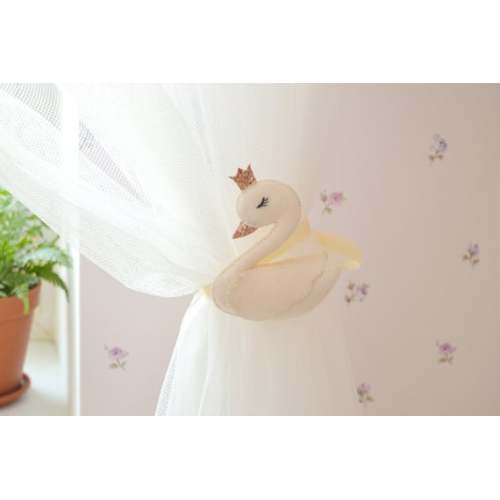 Curtain Tie Back Swan Nursery Decor Childrens Party Woodland - Etsy