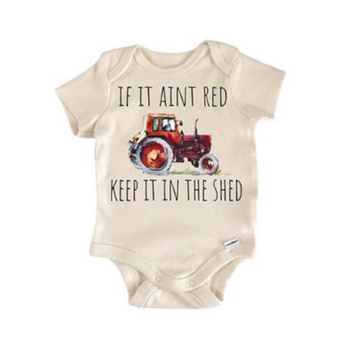 Farmhand Farmer Tractor - Baby Boy Girl Clothes Infant Onesie® Funny Cute Newborn GS1