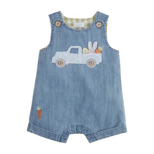 Mud Pie Baby Boys' Mud Pie Children's Denim Easter Jon Jon