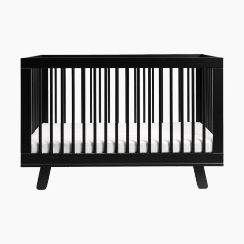 babyletto Hudson 3-in-1 Convertible Crib with Toddler Bed Conversion Kit - Black