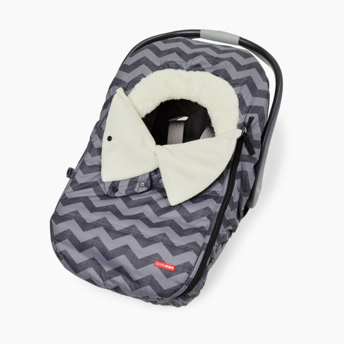 Skip Hop Stroll & Go Car Seat Cover - Tonal Chevron