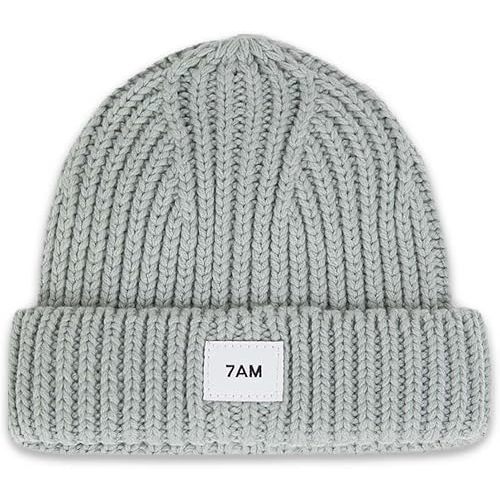 7 A.M. 7AM Enfant Baby Beanie Hat - Unisex Kids Warm Winter Hat, Soft & Cozy Chunky Ribbed Design Cute Cap for Infant & Toddlers