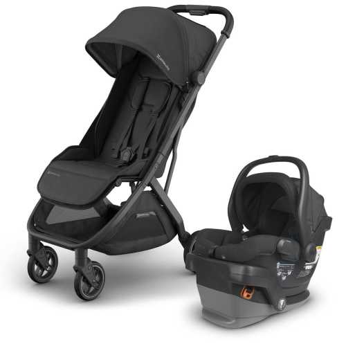 UPPAbaby Minu V3 Compact Stroller + Mesa V2 Travel System Bundle - Jake / Jake