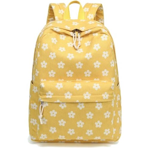 Bluboon School Backpack for Teen Girls Bookbags Elementary High School Corduroy Laptop Bags Women Travel Daypacks