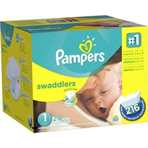 Pampers Swaddlers Diapers Newborn/Size 1