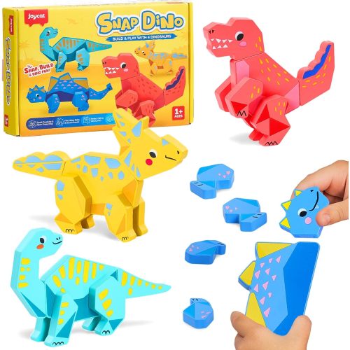 JoyCat Magnetic Wooden Dinosaur Building Toys – Joycat