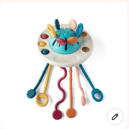 UFO Silicone Pulling Toy