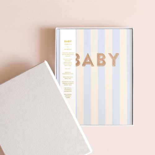 Baby Book Cloud Stripe Boxed - 3rd Edition