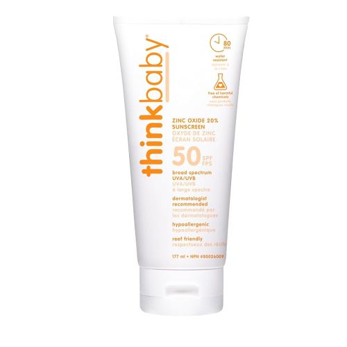 Thinkbaby - Safe Sunscreen Spf 50+, 6oz, 6 Fluid_Ounces