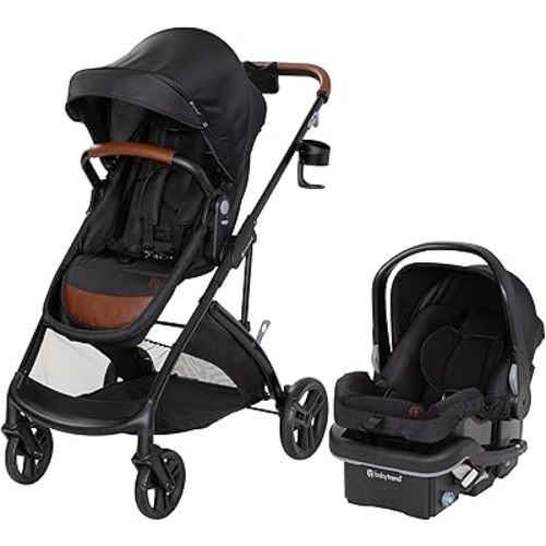 Baby Trend Passport Switch 6-in-1 Modular Travel System with EZ-Lift Plus Infant Car Seat, Midnight Cocoa