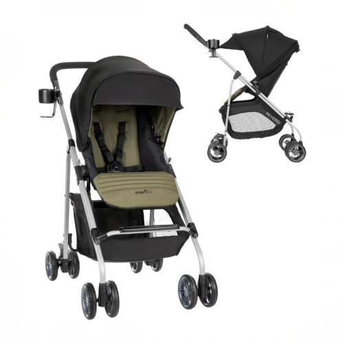 Evenflo Reversi Lightweight Reversible Stroller, 2023, Leonis Green