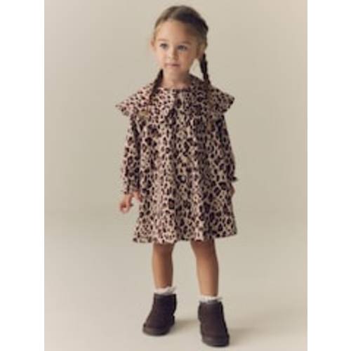 Buy Leopard Long Sleeve Collar Dress (3mths-7yrs) from Next USA