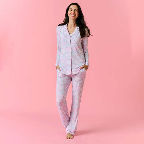 Valentine's Pink Luxe Womens Pajamas | Josephine