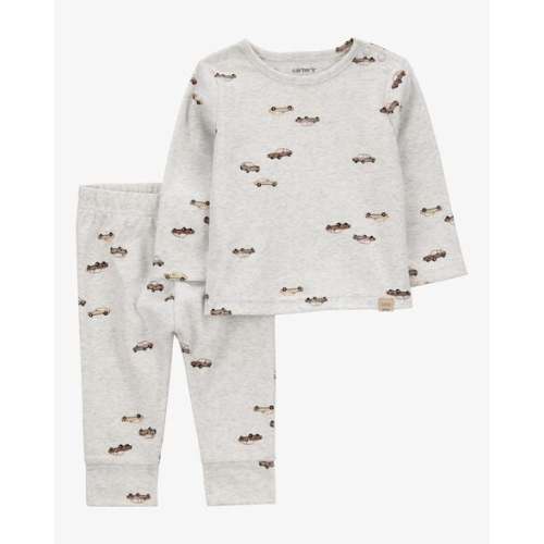 Baby 2-Piece Car Print Long-Sleeve Tee & Pant Set - Carter's | Carter's