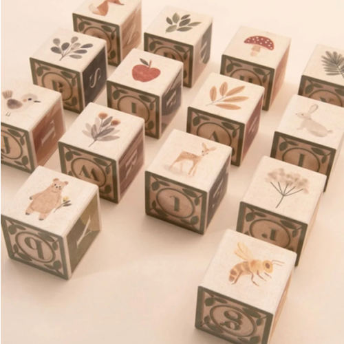 Watercolor ABC Blocks
