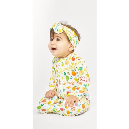 Fruit of the Spirit PJ Footed Onesie Bamboo – Holy Pals