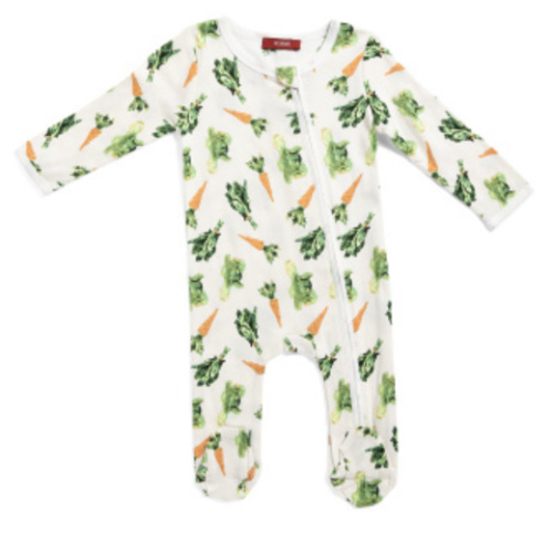 Newborns Fresh Veggies Zipper Front Footed Coveralls | Baby Boys (0-24m) | Marshalls
