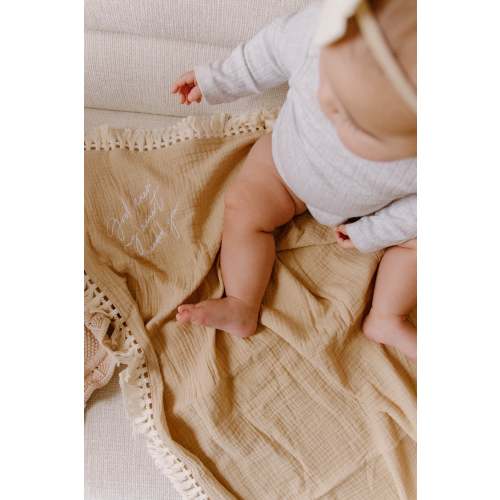 God Knew My Heart Needed You Tan Tassel Swaddle Blanket – OUR HOUSE ABOVE