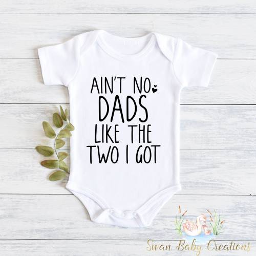 Gay Dads Baby Bodysuit, LGBT Pride Outfit