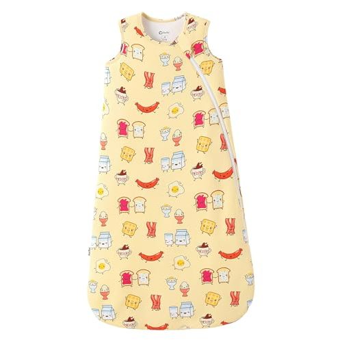 PATPAT Sleeveless Baby Sleep Sack 0-24M, Bamboo Viscose, 0.5 & 1.0 TOG | 2-way zipper, easy diaper changes, roomy leg space, soft on skin, breathable comfort, zipper guard, machine washable