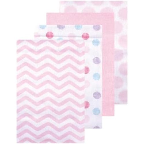 Little Treasure Luvable Friends Flannel Receiving Blankets 4pk