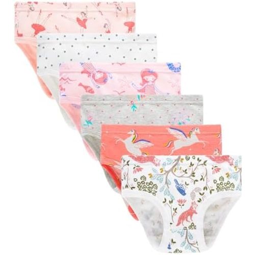 Little Girls' Cotton Panties Baby Toddler Soft Underwear Multipack