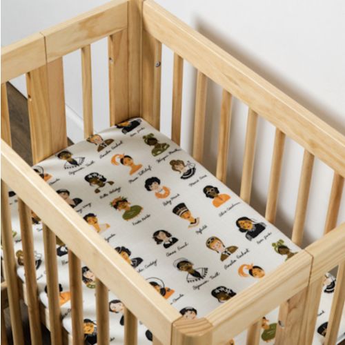 Babyletto All-Stages Bassinet Sheet in GOTS Certified Organic Muslin Cotton