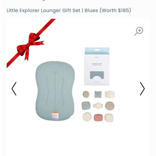 Little Explorer Lounger Gift Set | Blues (Worth $185)