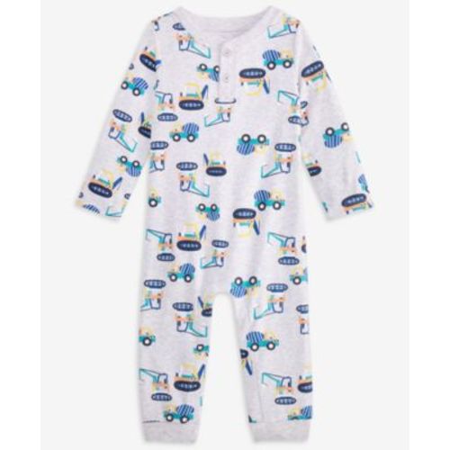 Baby Boys Trucking Together Printed Coverall, Macy’s Exclusive