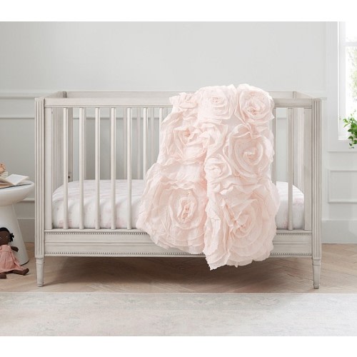 Monique Lhuillier Rosette Baby Bedding | Pottery Barn Kids