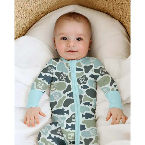 0-3m Size - Asleep At The Reel Matching Daddy & Me Convertible Zippy – Zumbamboo