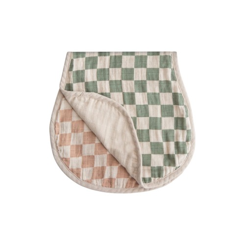 Assorted 2-Pack Organic Cotton Muslin Burp Cloths