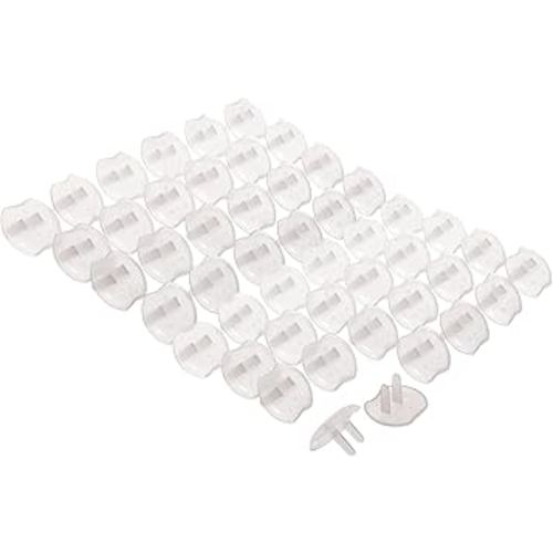 Dreambaby Plastic Baby Safety Outlet Plug Covers - 48 Pack - Outlet Covers Baby Proofing