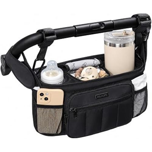 BELALIFE Stroller Organizer with 7 Pockets and 2 Cup Holders